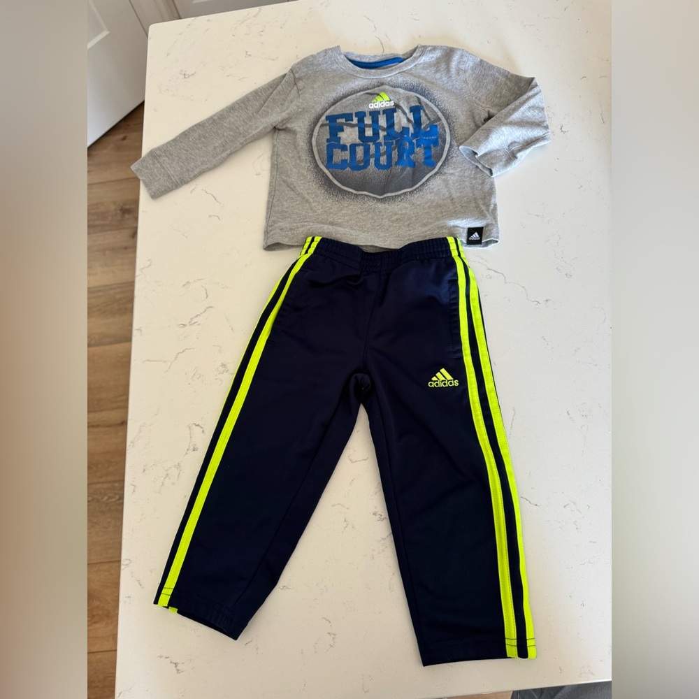 ADIDAS FULL COURT OUTFIT SIZE 2T